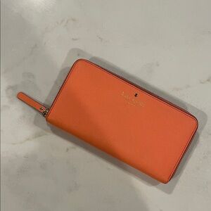 Kate Spade Coral Zip-Around Wallet